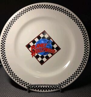 Vntg Planet Hollywood Dinner Plate